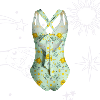 Purplehecate Magic Sun One-Piece Swimsuit
