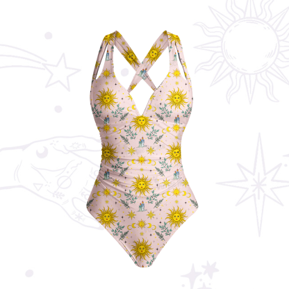 Purplehecate Magic Sun One-Piece Swimsuit
