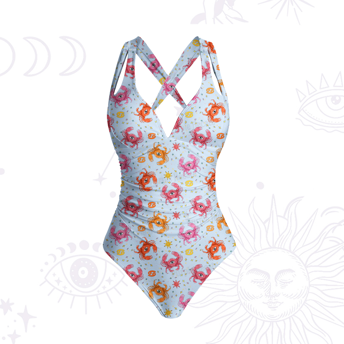 [Copy]Purplehecate Taurus Spirit Zodiac One-Piece Swimsuit