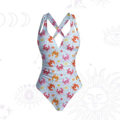 [Copy]Purplehecate Taurus Spirit Zodiac One-Piece Swimsuit