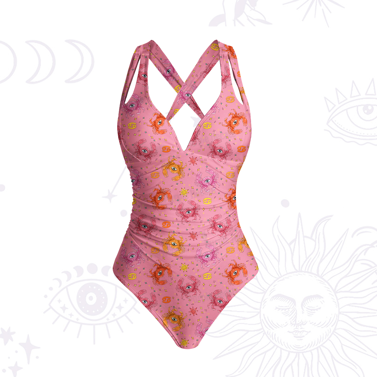 [Copy]Purplehecate Taurus Spirit Zodiac One-Piece Swimsuit