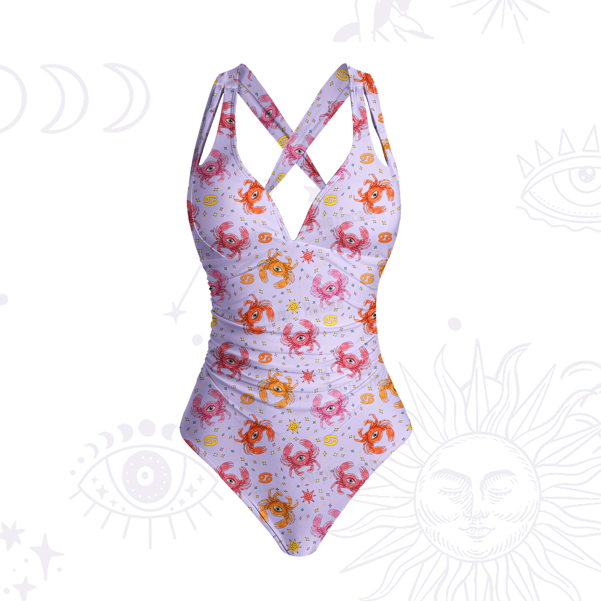 [Copy]Purplehecate Taurus Spirit Zodiac One-Piece Swimsuit