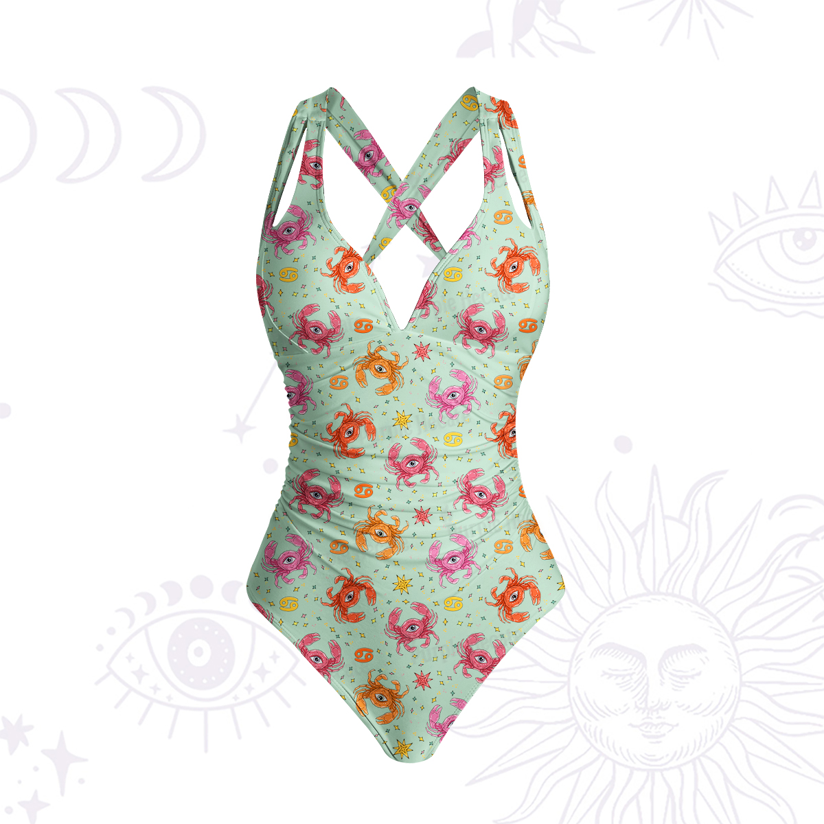 [Copy]Purplehecate Taurus Spirit Zodiac One-Piece Swimsuit