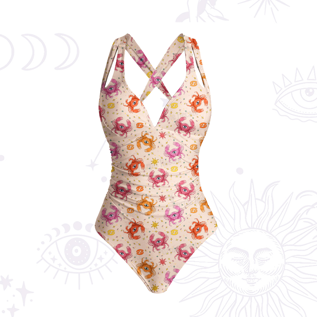 [Copy]Purplehecate Taurus Spirit Zodiac One-Piece Swimsuit