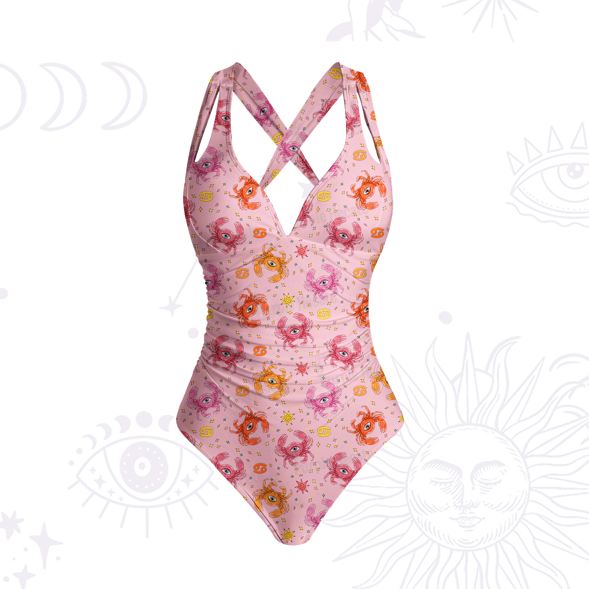 [Copy]Purplehecate Taurus Spirit Zodiac One-Piece Swimsuit