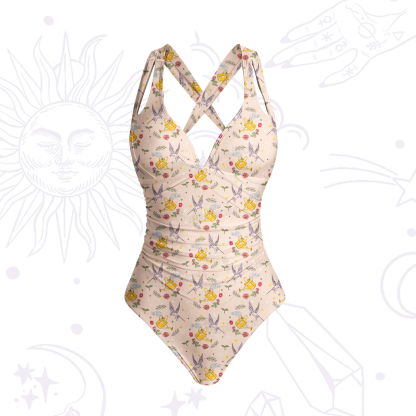 Purplehecate Magical Garden One-Piece Swimsuit