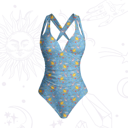 Purplehecate Magical Garden One-Piece Swimsuit