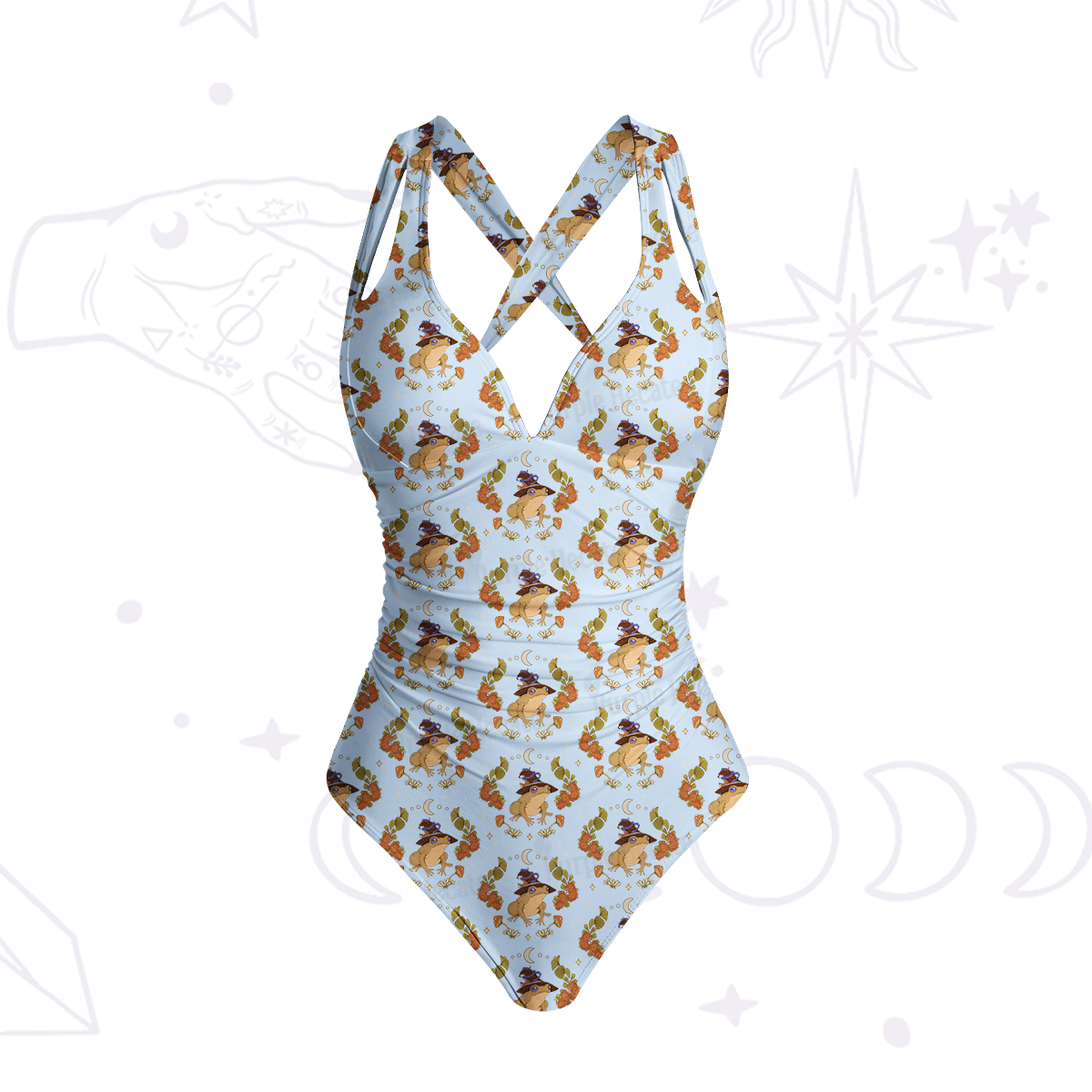 Purplehecate The Frog One-Piece Swimsuit