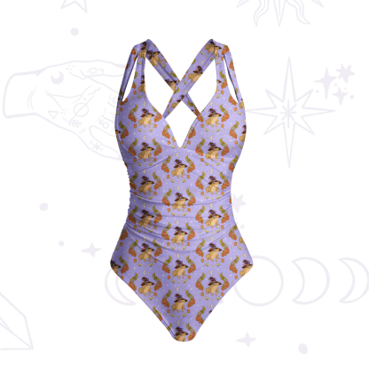 Purplehecate The Frog One-Piece Swimsuit