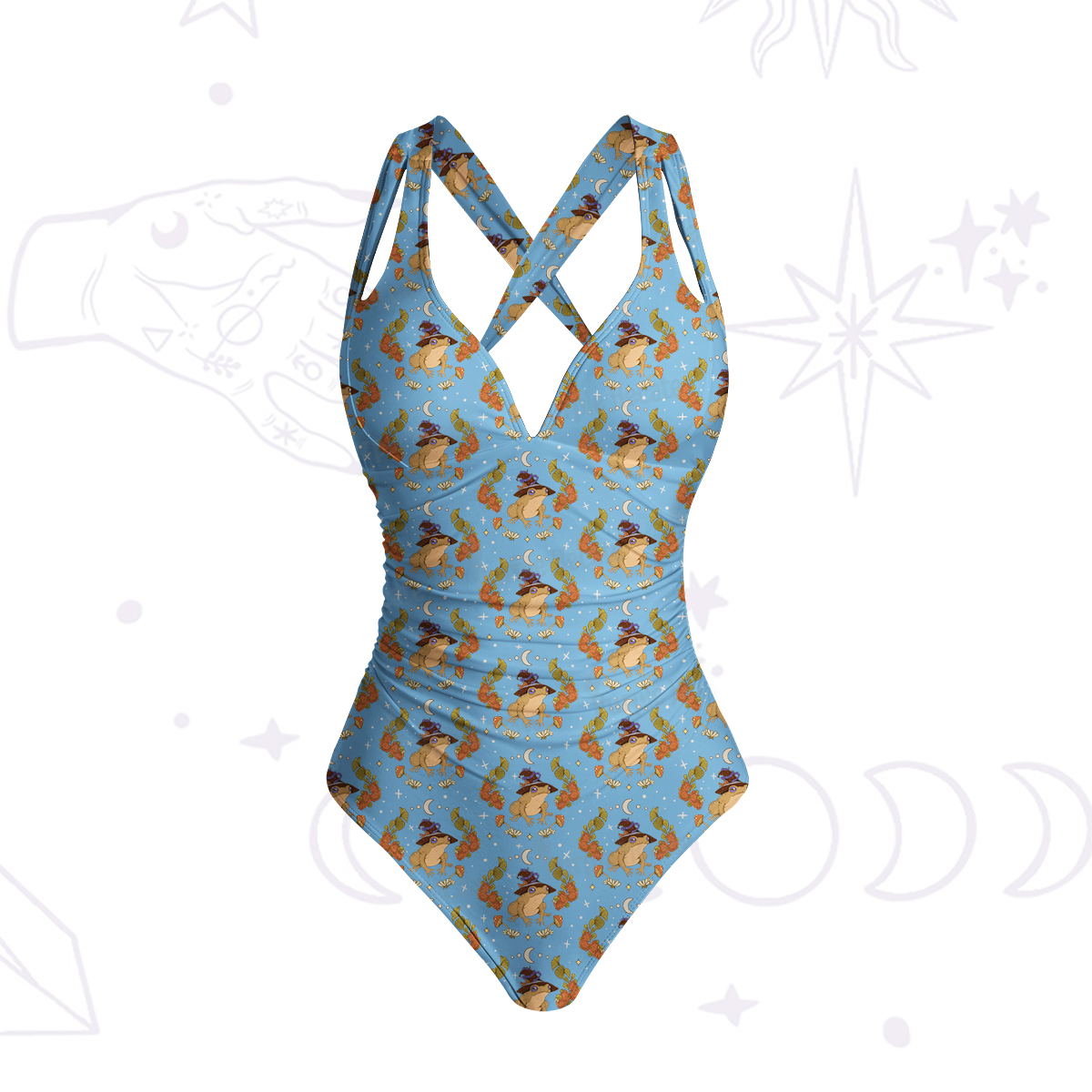 Purplehecate The Frog One-Piece Swimsuit