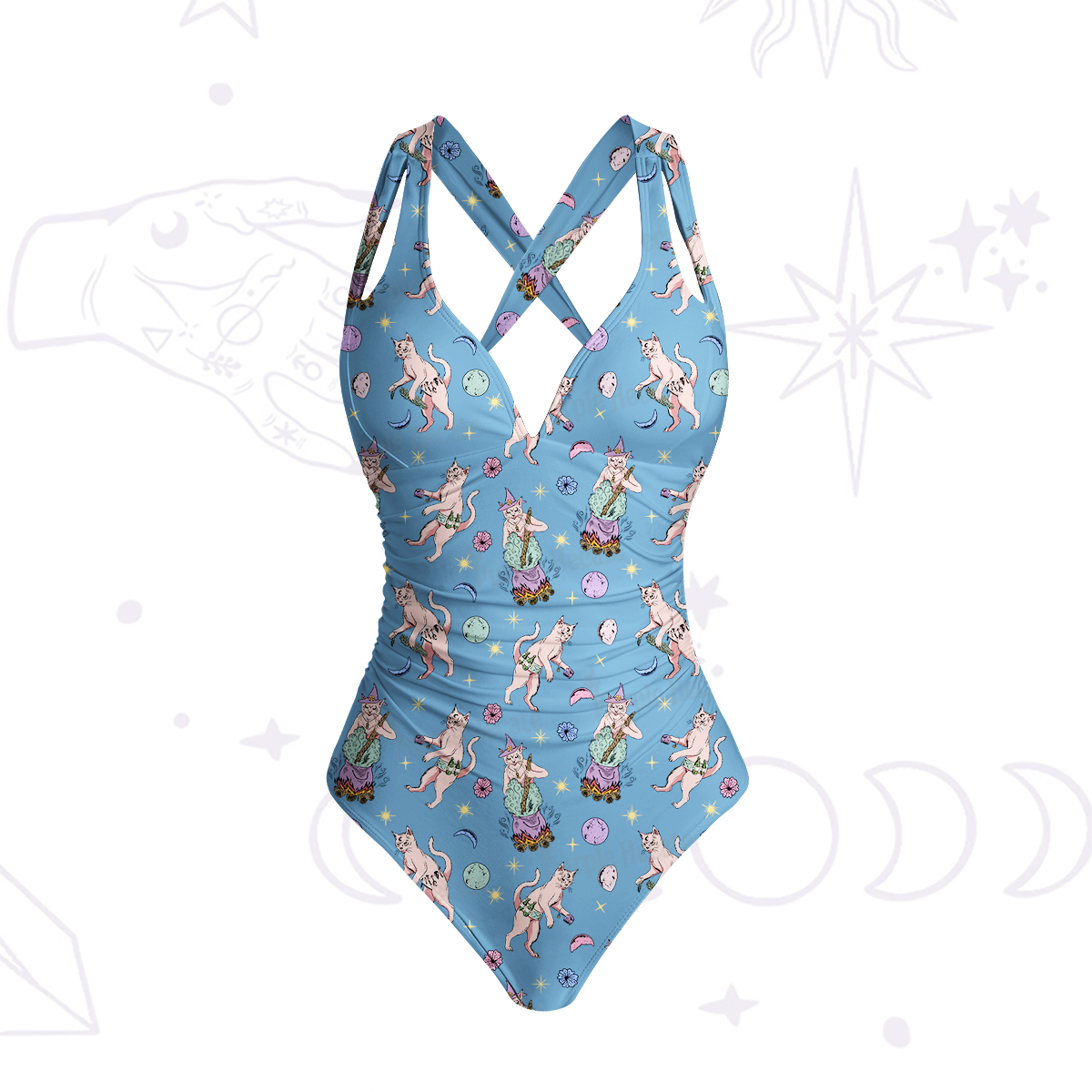 Purplehecate Cat Coven Swimsuit