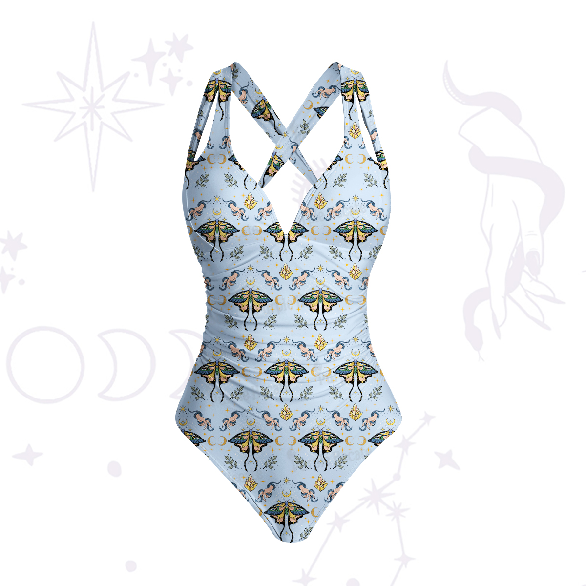 Purplehecate Mystical Moth Swimsuit