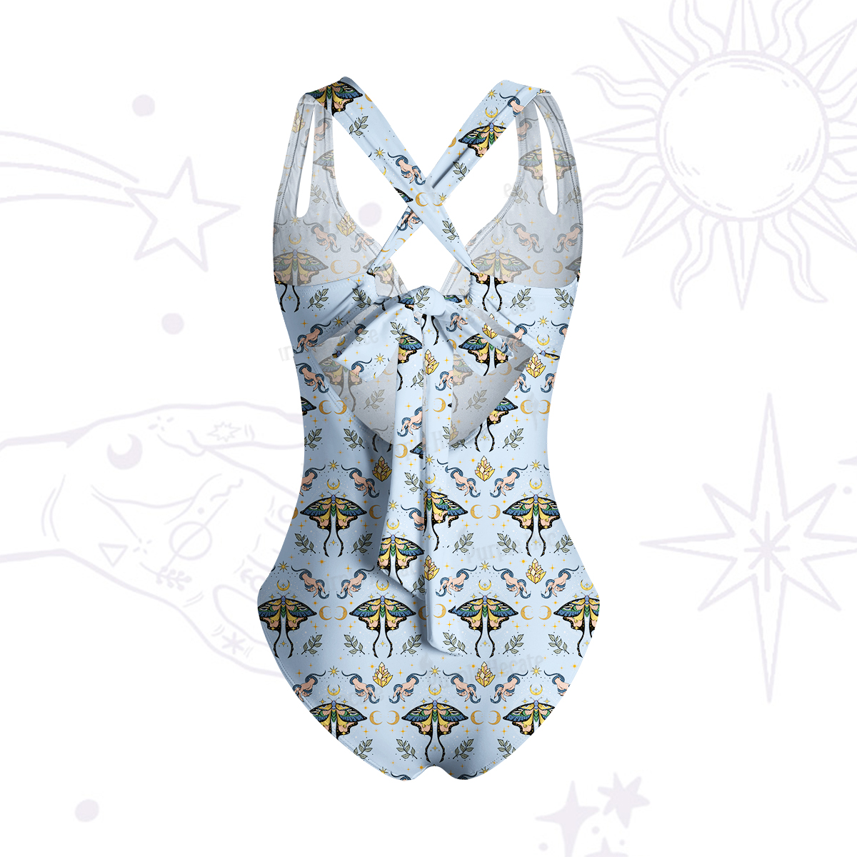 Purplehecate Mystical Moth Swimsuit