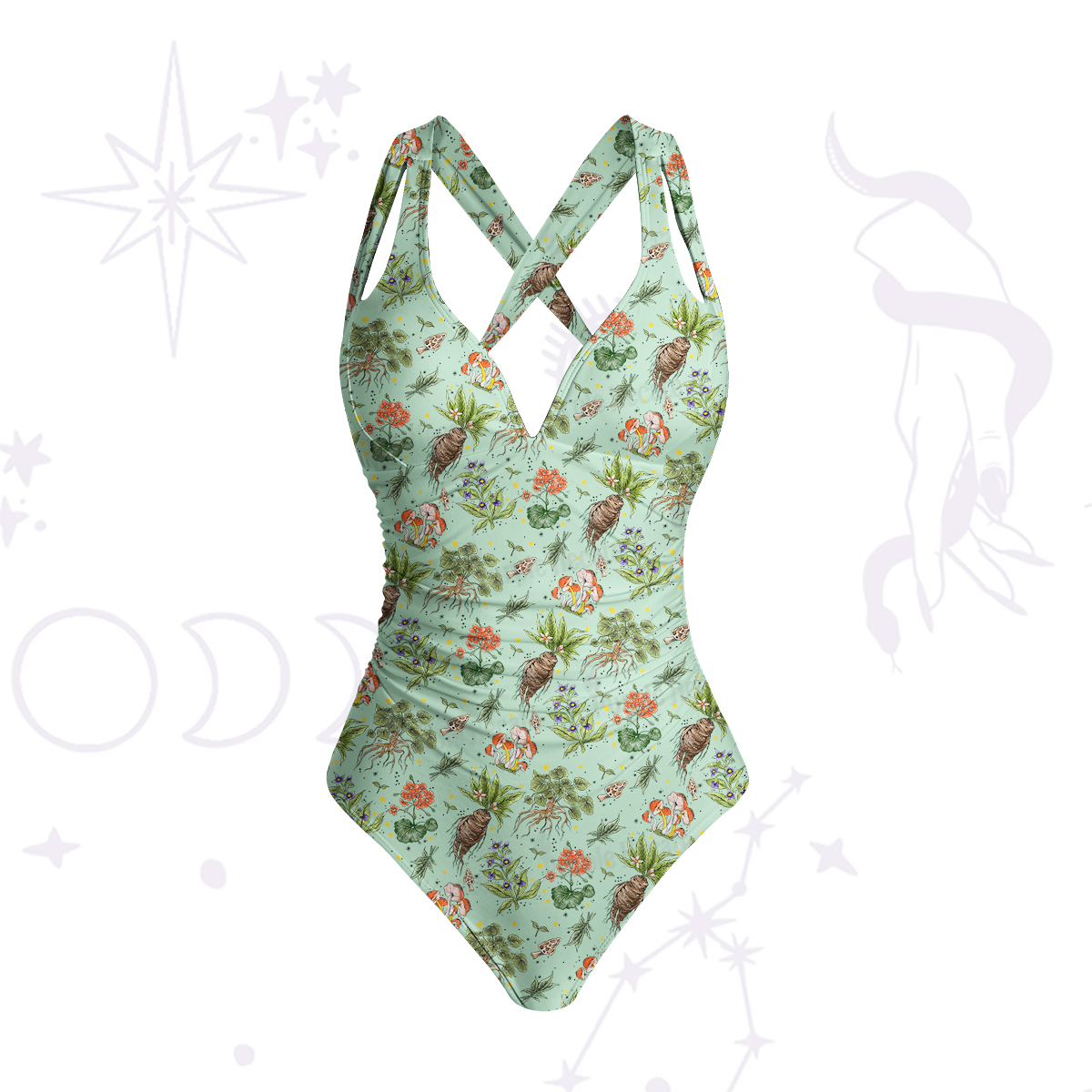 Purplehecate Magical Herbcraft Swimsuit