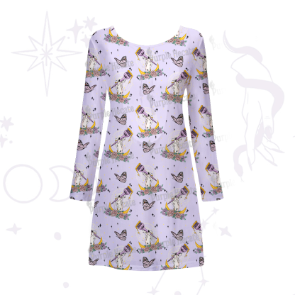 Purplehecate The Hair Colorist Beachwear Cover-Up Dress