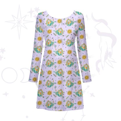 Purplehecate The Audacity Beachwear Cover-Up Dress