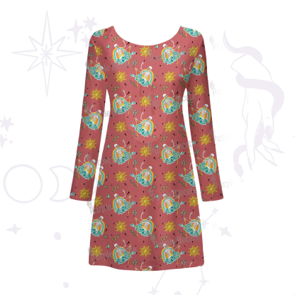 Purplehecate The Audacity Beachwear Cover-Up Dress