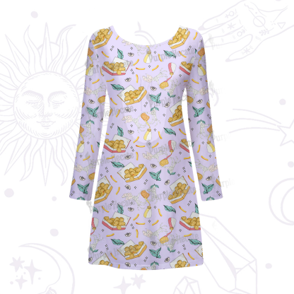 Purplehecate The Chicken Nugget Beachwear Cover-Up Dress