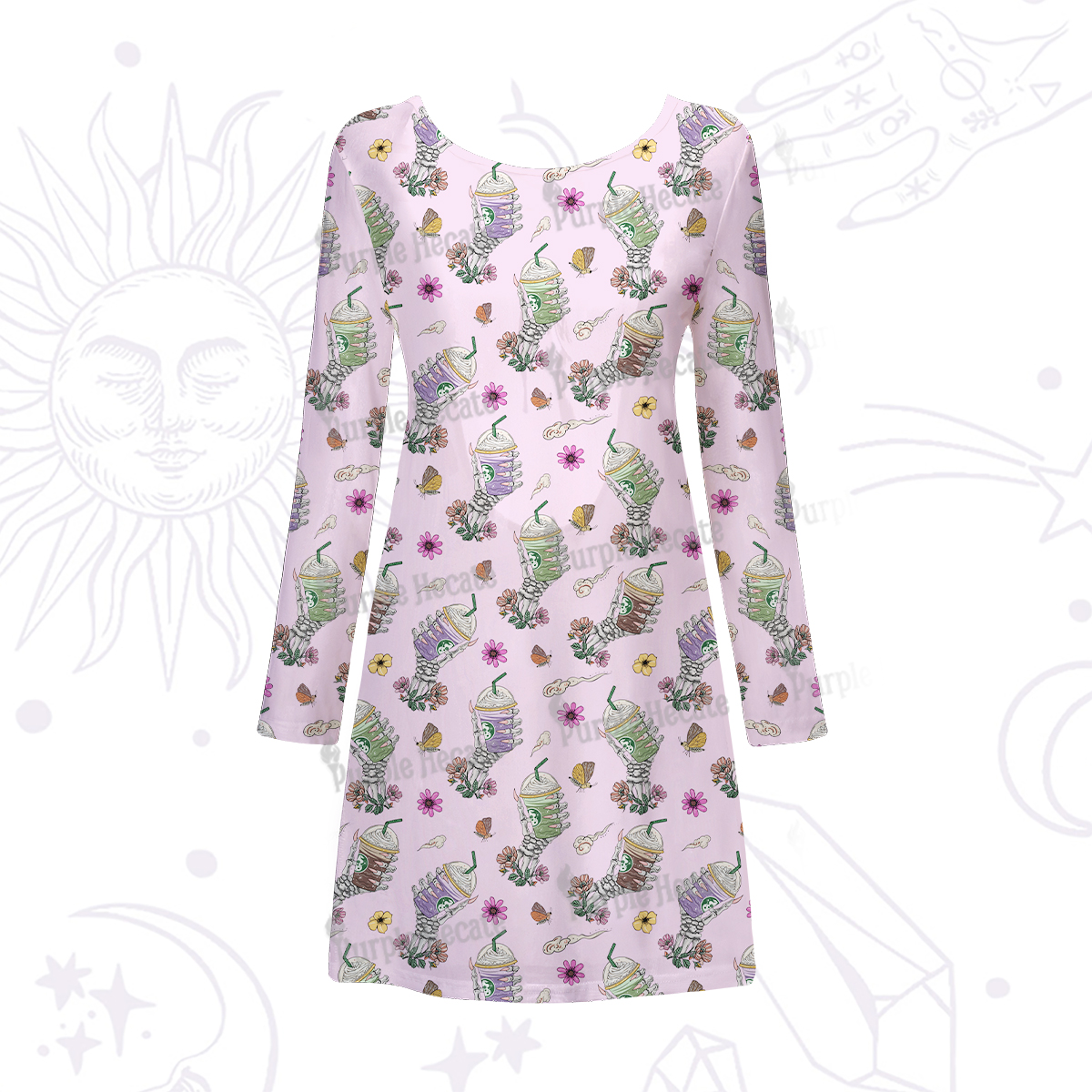 Purplehecate The Last Straw Beachwear Cover-Up Dress