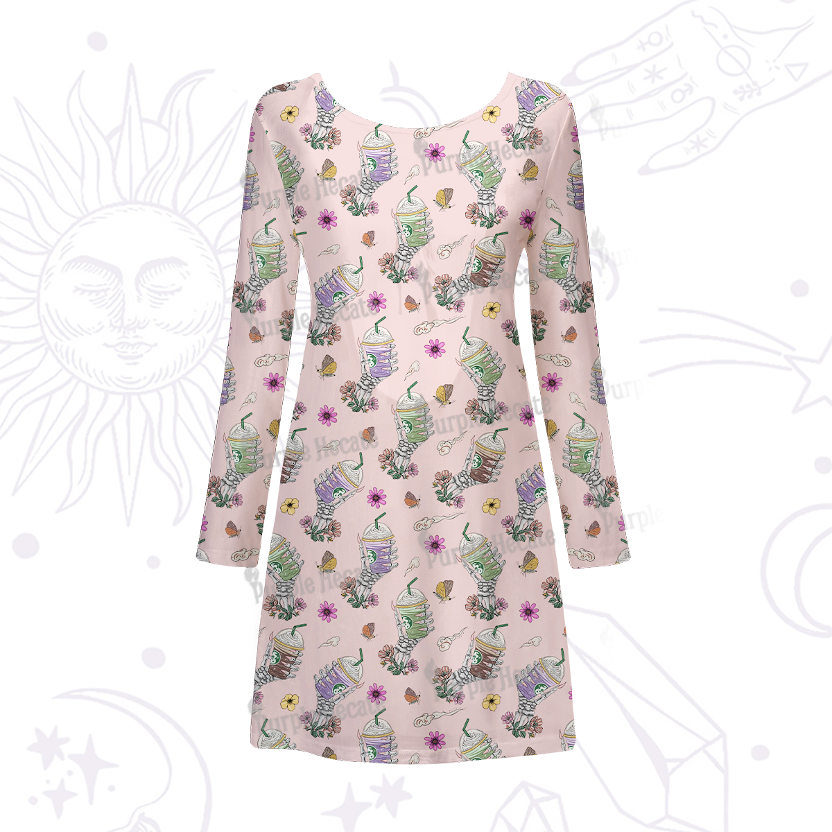 Purplehecate The Last Straw Beachwear Cover-Up Dress