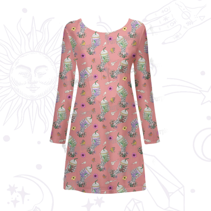 Purplehecate The Last Straw Beachwear Cover-Up Dress