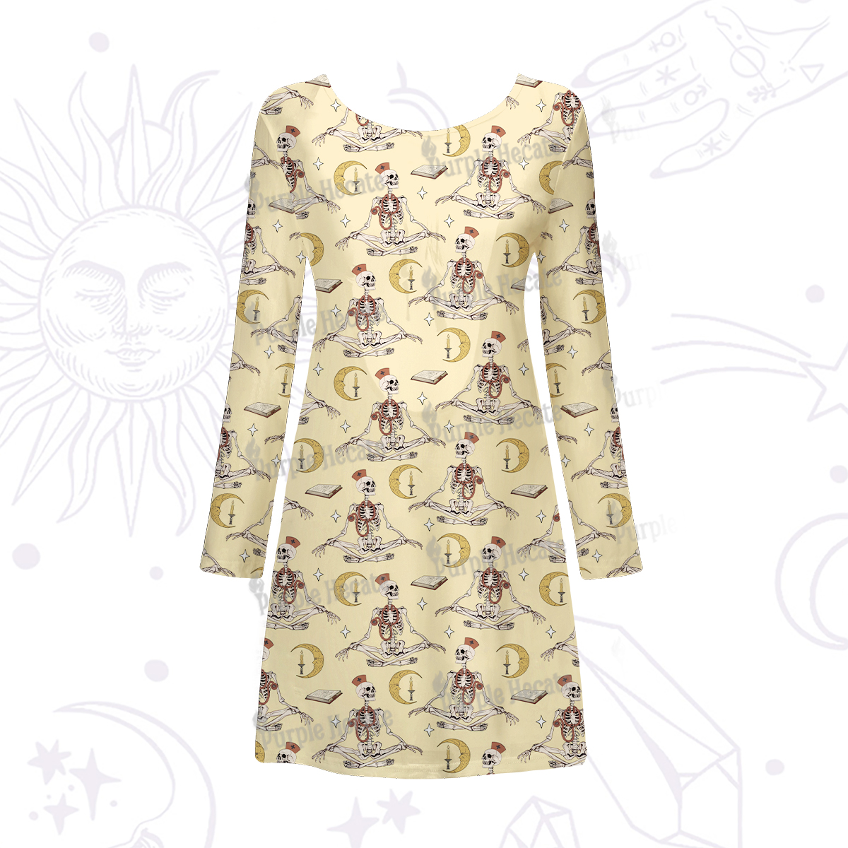 Purplehecate The Nurse Beachwear Cover-Up Dress