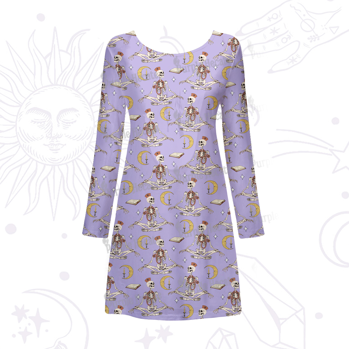 Purplehecate The Nurse Beachwear Cover-Up Dress