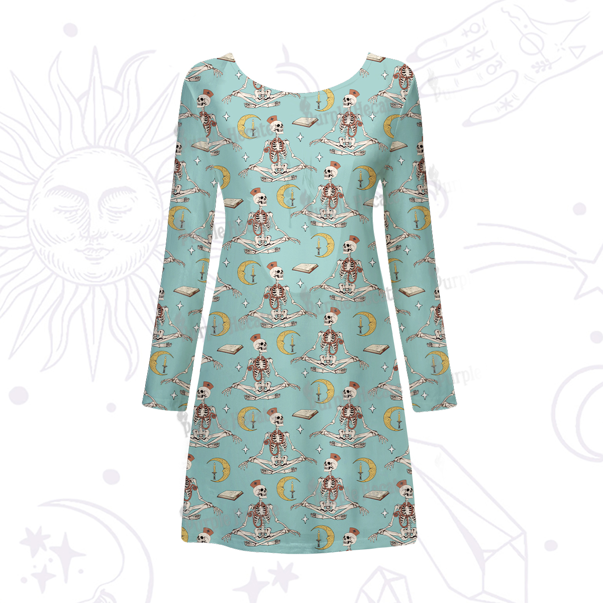 Purplehecate The Nurse Beachwear Cover-Up Dress