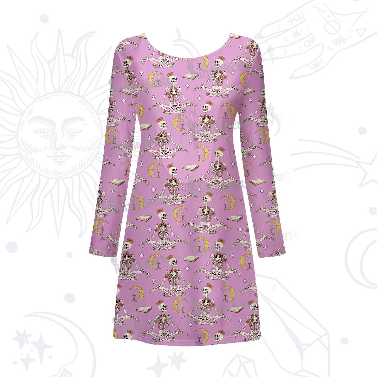 Purplehecate The Nurse Beachwear Cover-Up Dress