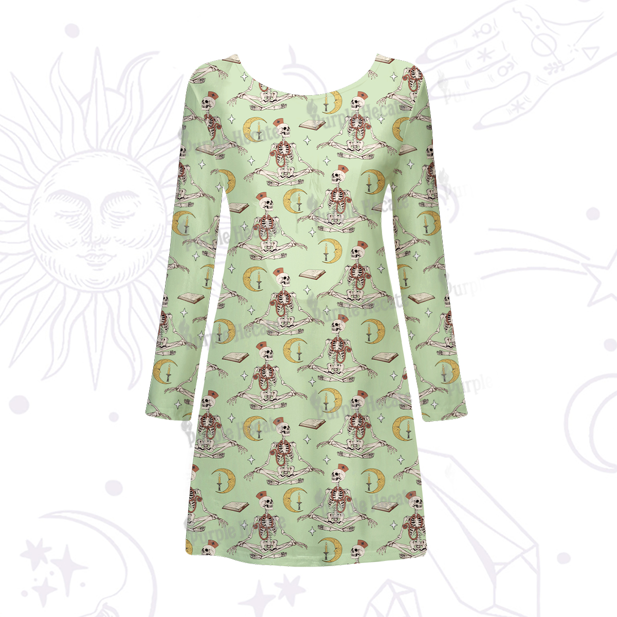 Purplehecate The Nurse Beachwear Cover-Up Dress