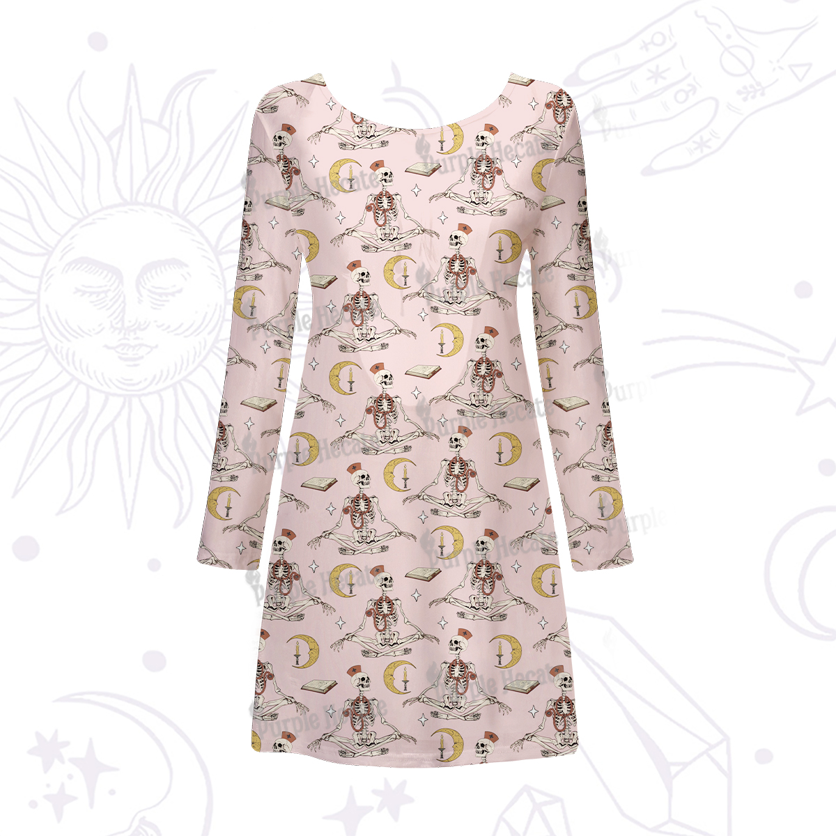 Purplehecate The Nurse Beachwear Cover-Up Dress