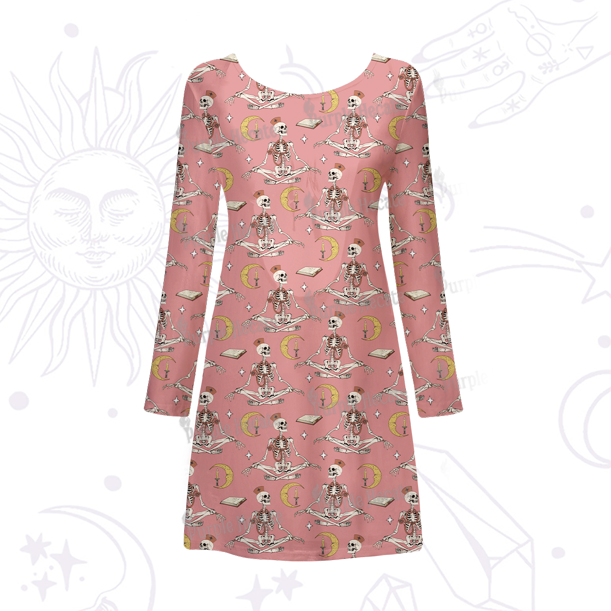 Purplehecate The Nurse Beachwear Cover-Up Dress