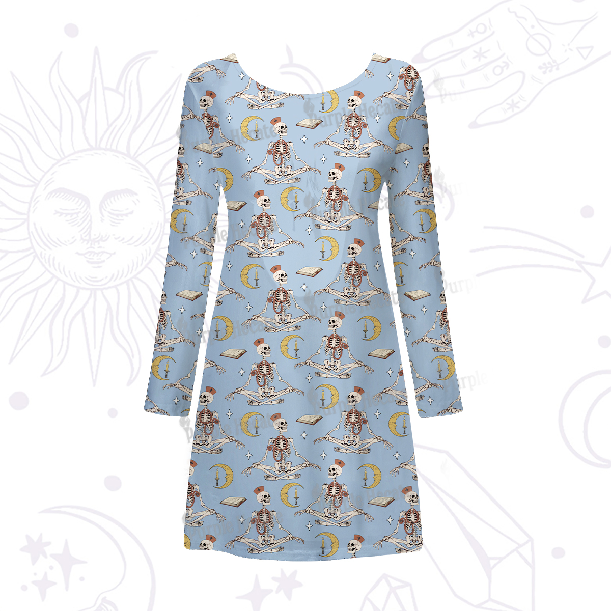 Purplehecate The Nurse Beachwear Cover-Up Dress