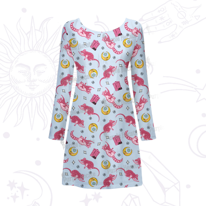 Purplehecate Team Trash Beachwear Cover-Up Dress