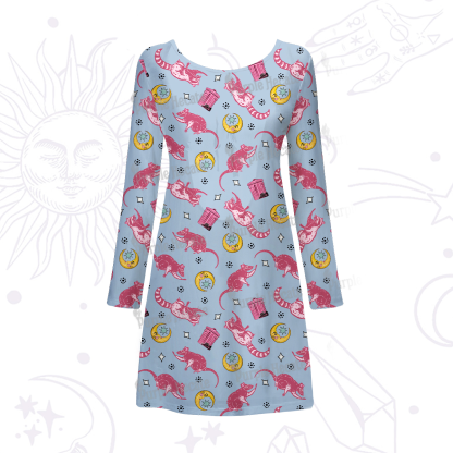 Purplehecate Team Trash Beachwear Cover-Up Dress