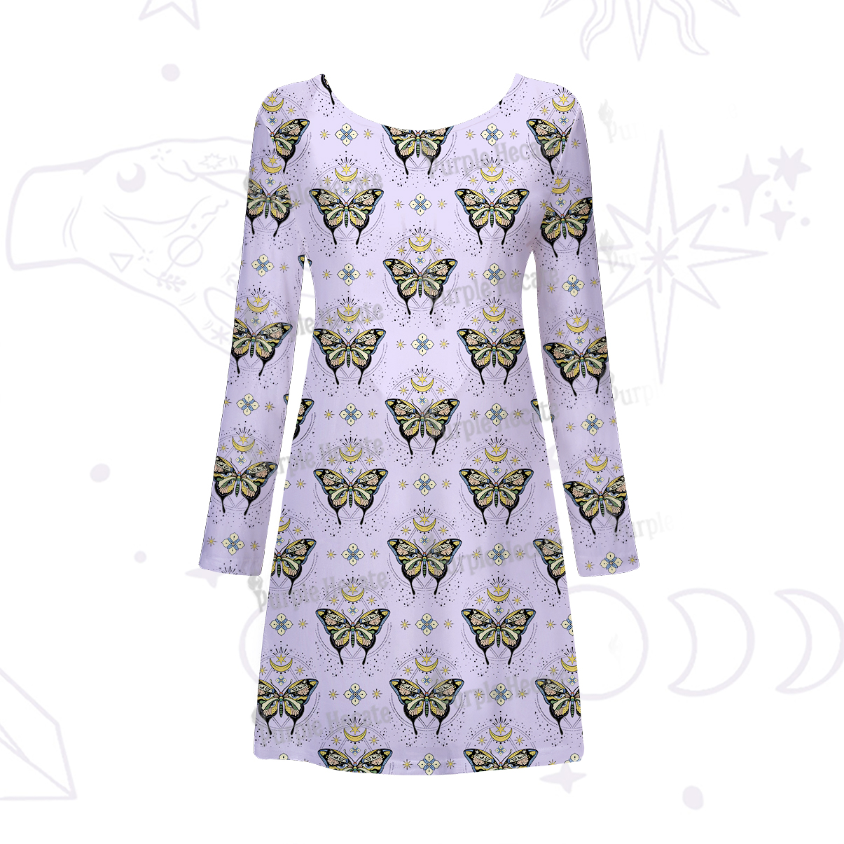 Purplehecate I Am Opening Beachwear Cover-Up Dress