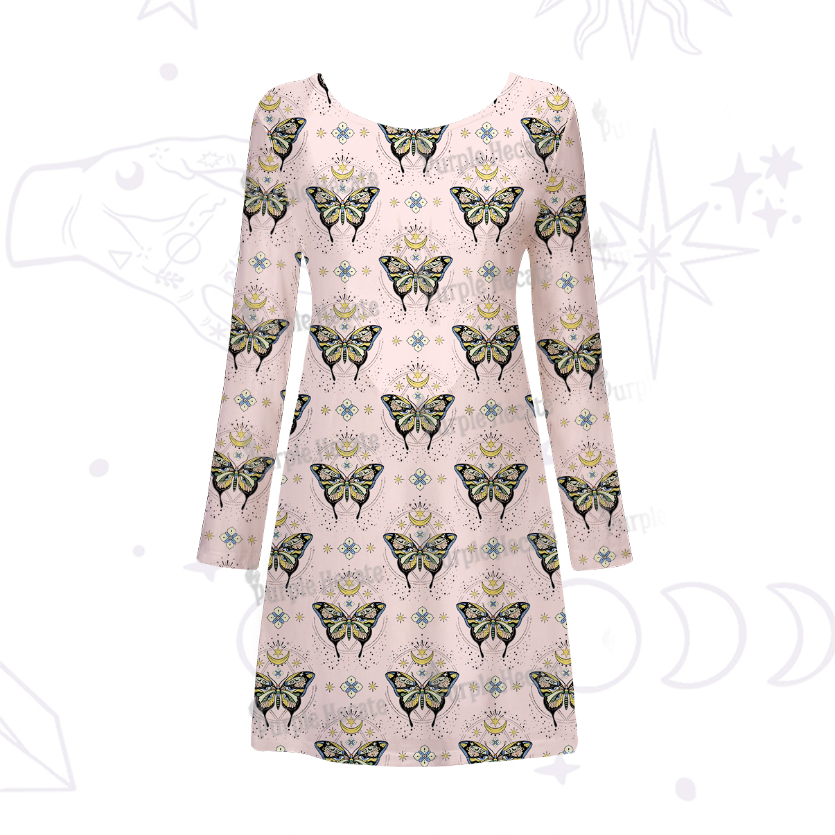 Purplehecate I Am Opening Beachwear Cover-Up Dress