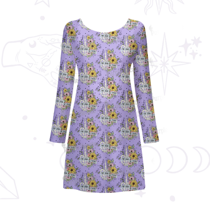 Purplehecate The Zero Of Fucks Beachwear Cover-Up Dress