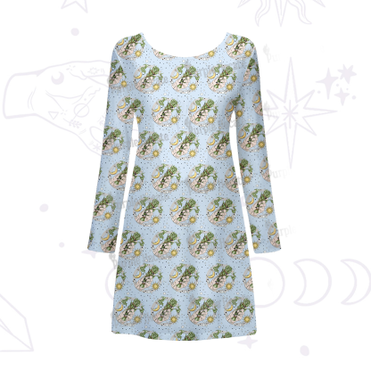 Purplehecate Go Sage Yourself Beachwear Cover-Up Dress