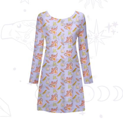 Purplehecate Mystical Teapot Beachwear Cover-Up Dress