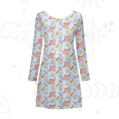 Purplehecate Mystical Teapot Beachwear Cover-Up Dress