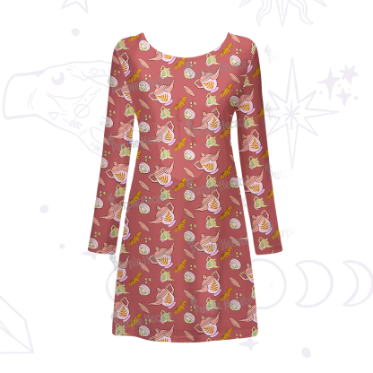 Purplehecate Mystical Teapot Beachwear Cover-Up Dress