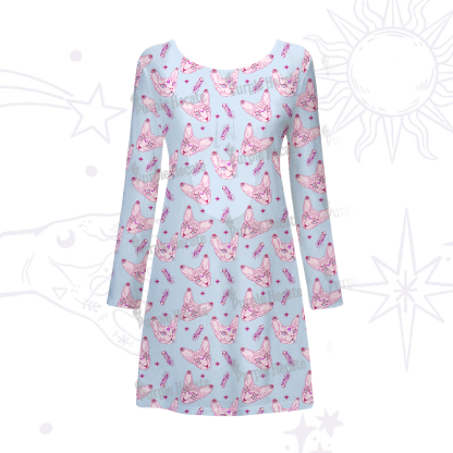 Purplehecate Mystical Sphynx Cat Beachwear Cover-Up Dress