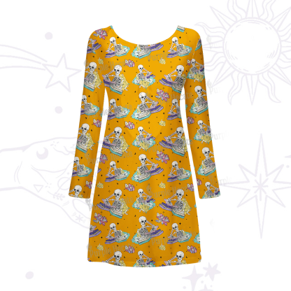 Purplehecate Book Lover Beachwear Cover-Up Dress