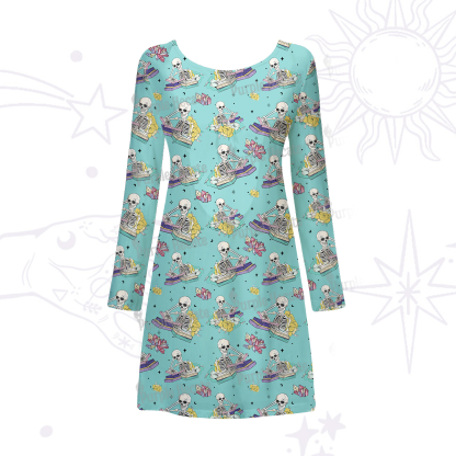 Purplehecate Book Lover Beachwear Cover-Up Dress