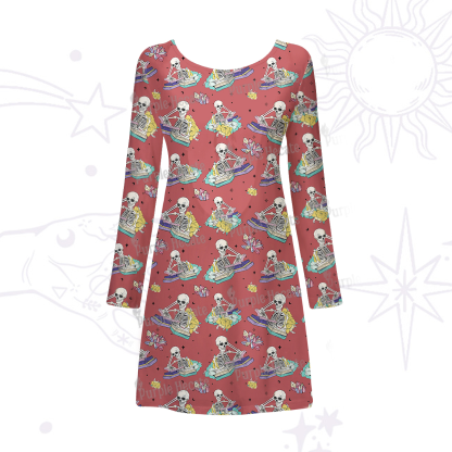 Purplehecate Book Lover Beachwear Cover-Up Dress