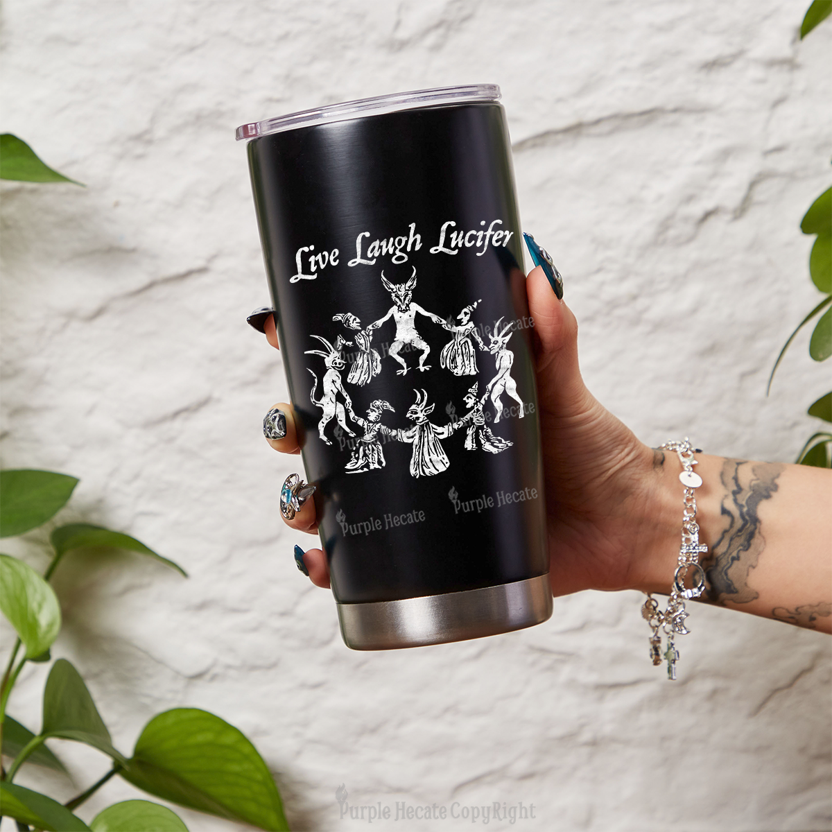Purplehecate Live Laugh Lucifer Tumbler