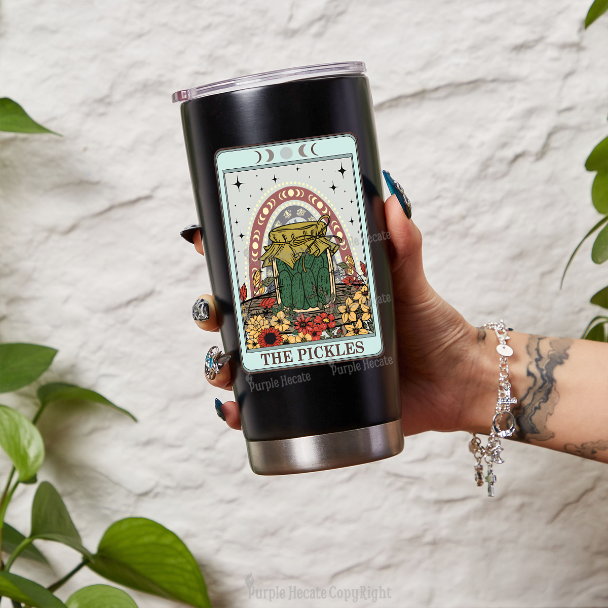 Purplehecate The Pickles Tarot Tumbler