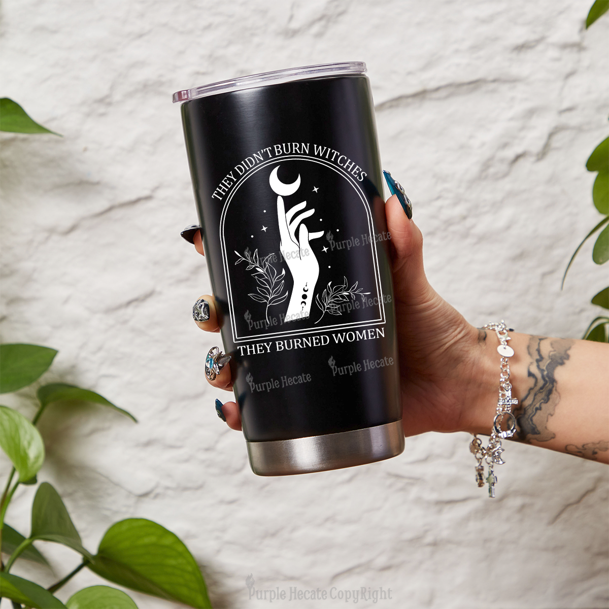 Purplehecate They Didn't Burn Witches They Burned Women Tumbler