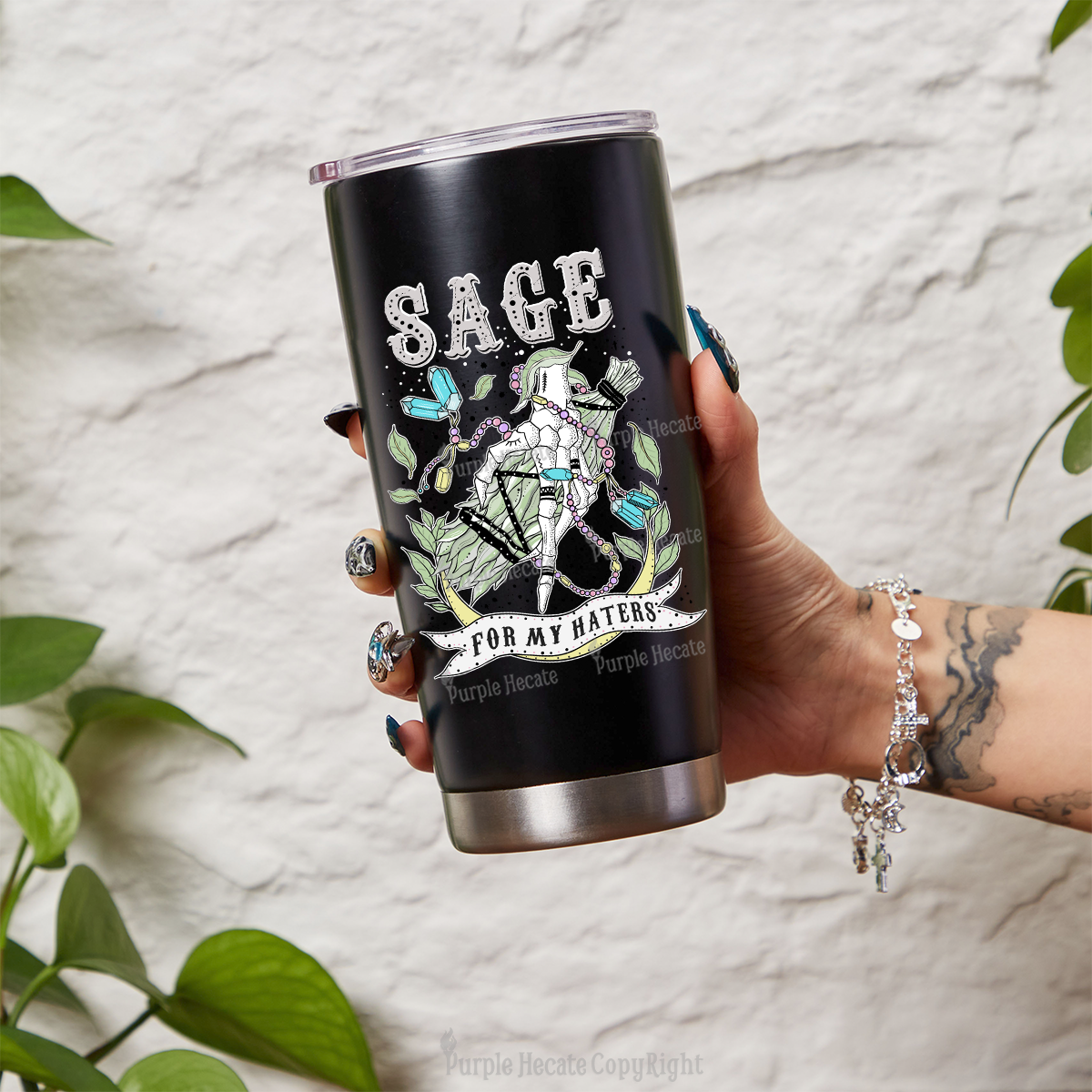 Purplehecate Sage For My Haters Tumbler